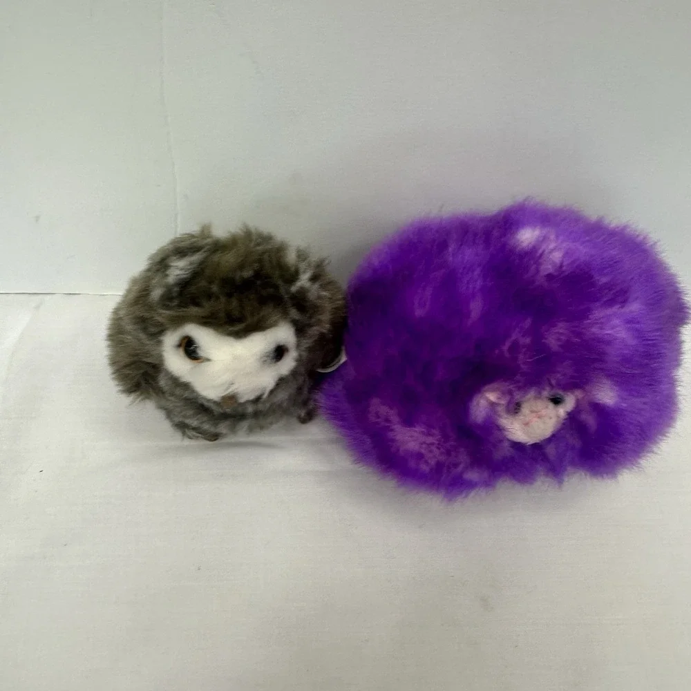 Lot 2 Harry Potter Wizarding World Purple Pygmy Puff W/sounds & Pigwidgeon Owl